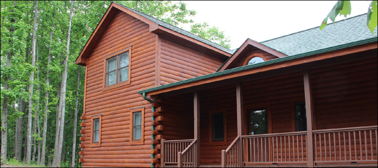 Log Home Staining in Portsmouth City, Virginia