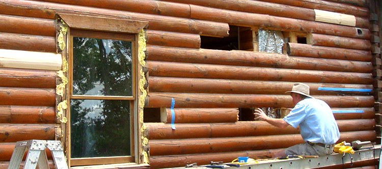 Log Home Repair Portsmouth City, Virginia