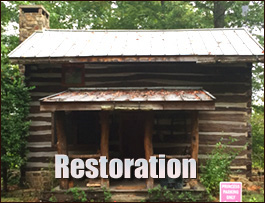 Historic Log Cabin Restoration  Portsmouth City, Virginia